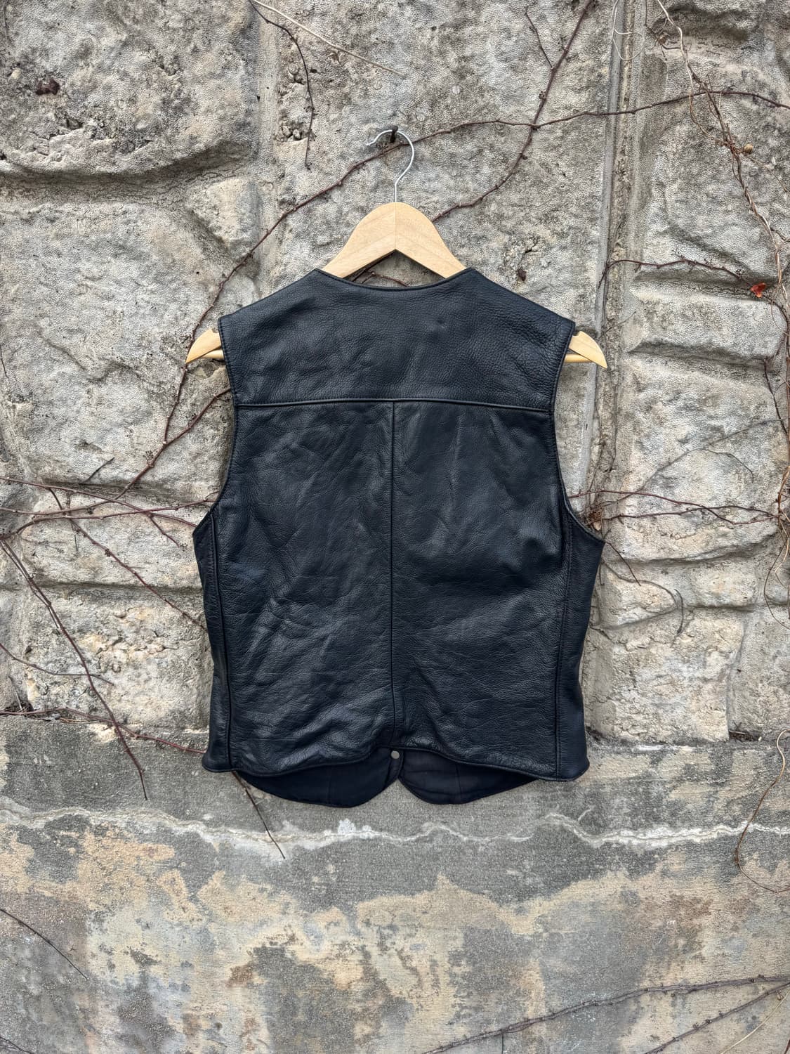 90s 할리데이비슨 빈티지 레더 베스트 가죽 조끼 우먼 m 상품이미지2