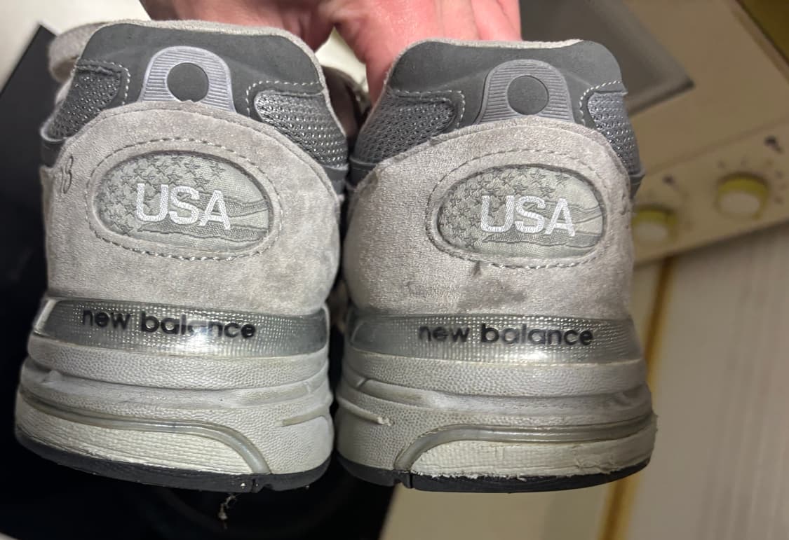 뉴발란스 993 그레이 Made in USA 스니커즈 275 상품이미지2