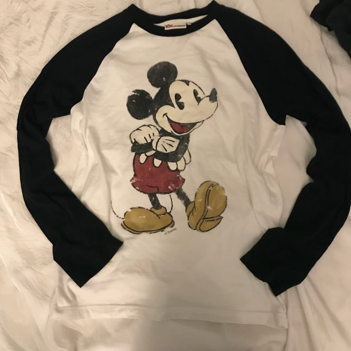 Ask 키치 빈티지 미키마우스 나그랑 롱슬리브 상품이미지2