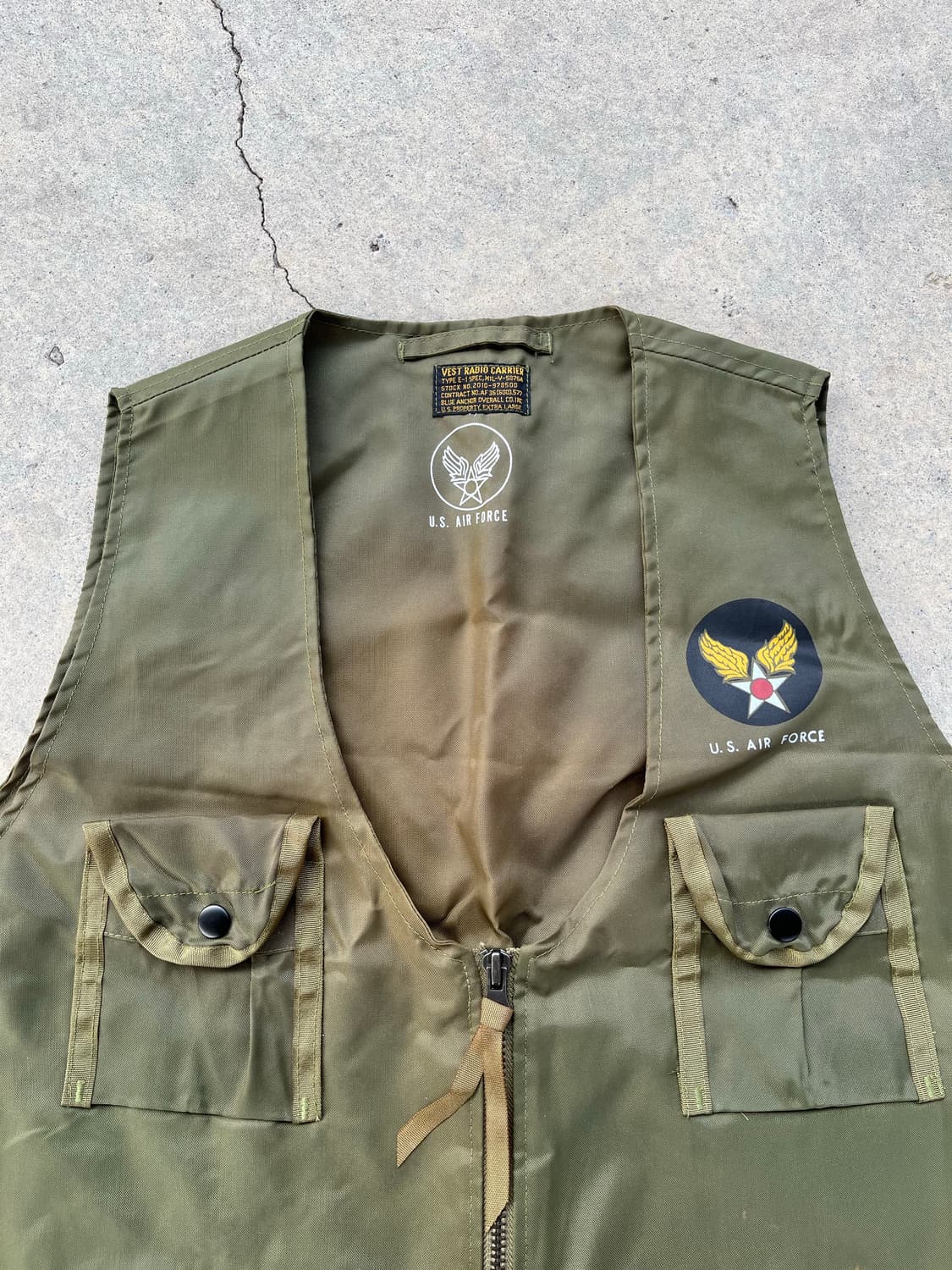 USAF E-1 Radio Carrier 미 공군 서바이벌 베스트  상품이미지5