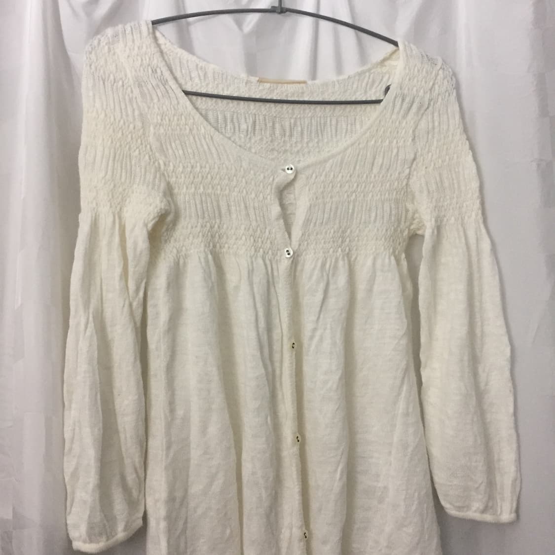 JPN Vintage 모리걸 사와코 히메갸루 여리핏 니트 가디건 상품이미지1