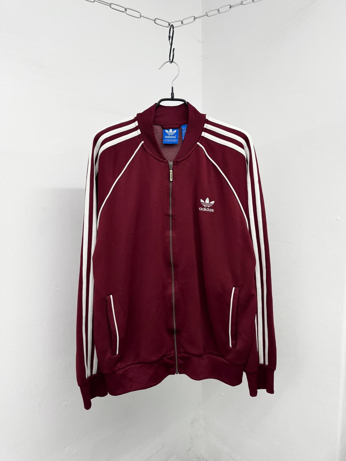 아디다스 버건디 파이어버드 트랙탑 상품이미지4