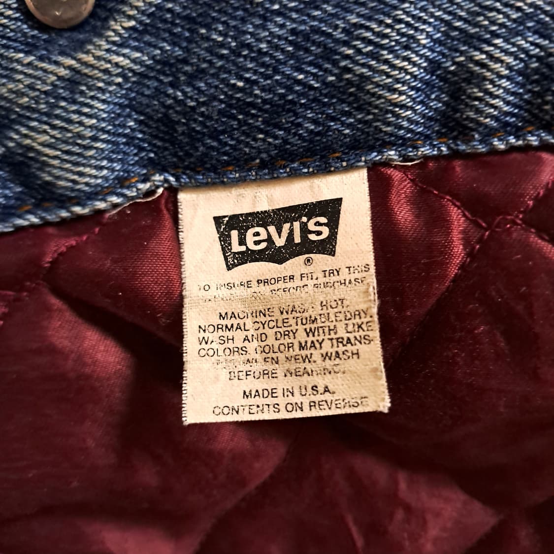 (택포) 90s 리바이스 70598 4891 빅사이즈자켓 XXL B759 상품이미지9