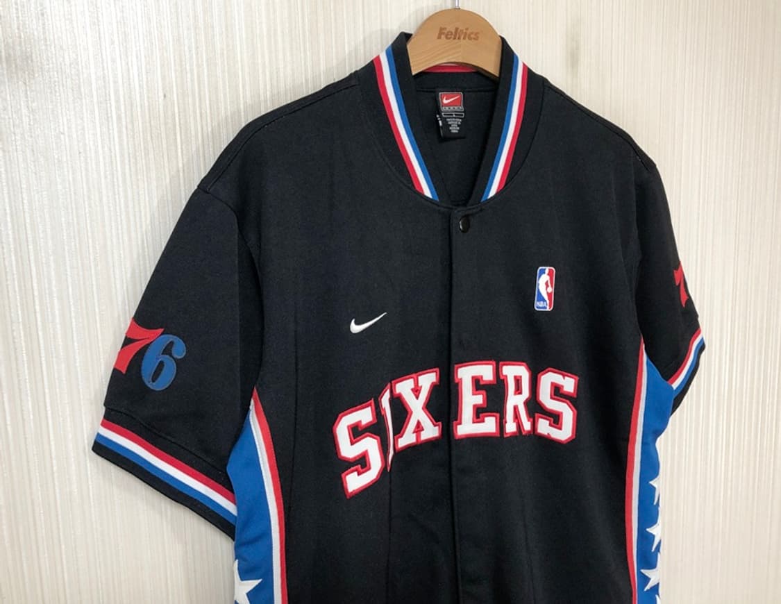 NBA 나이키 필라델피아 76ERS 90's 올드슈팅져지 유스L(성인S) 상품이미지5