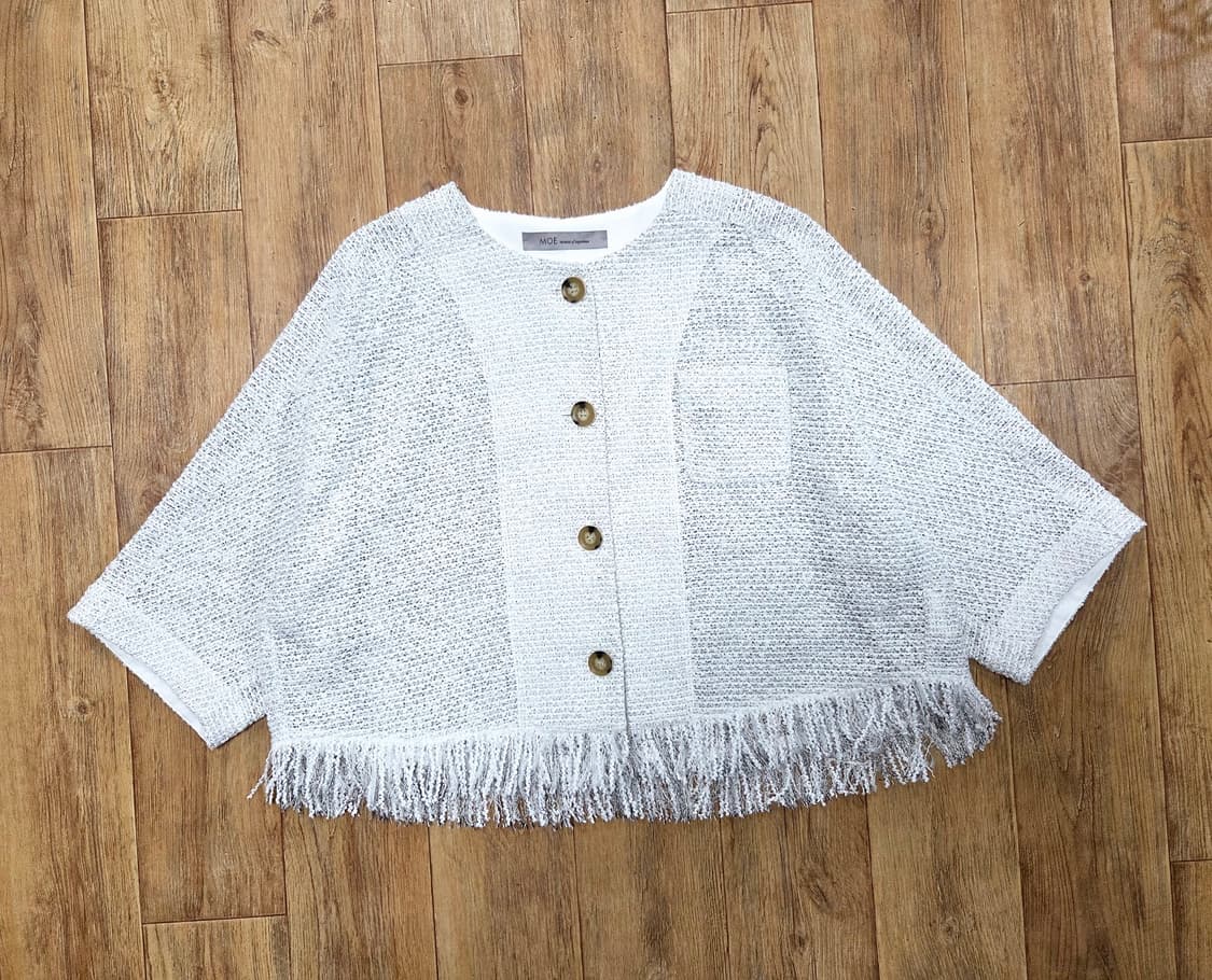 모에(MOE) 트위드 수술자켓 55-66 새상품 상품이미지2