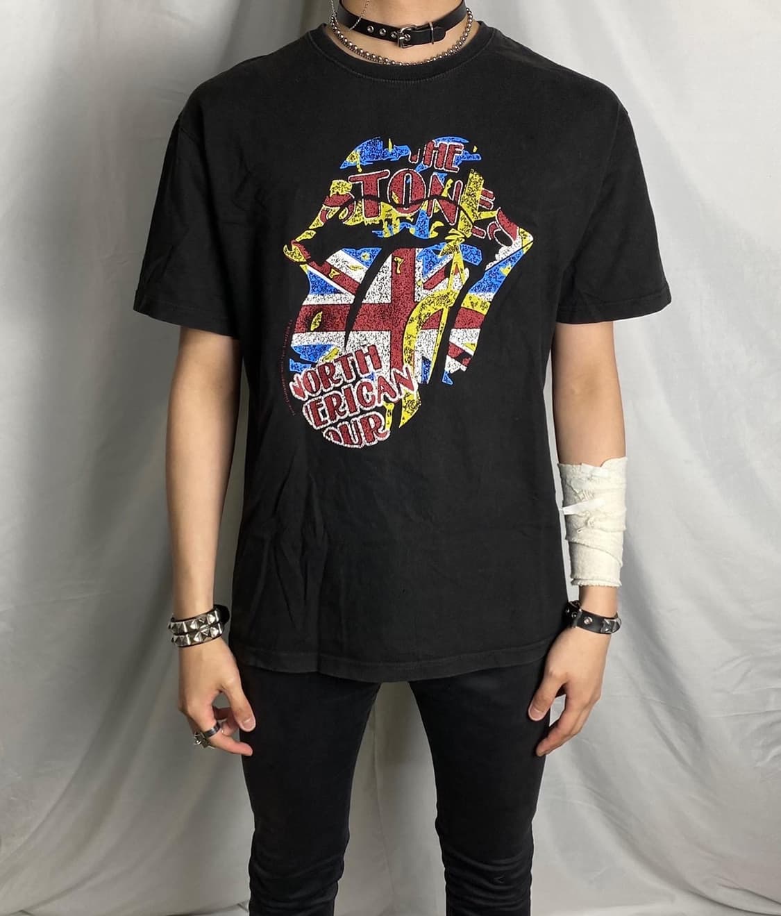 08년 롤링스톤즈 투어 빈티지 티셔츠 상품이미지4