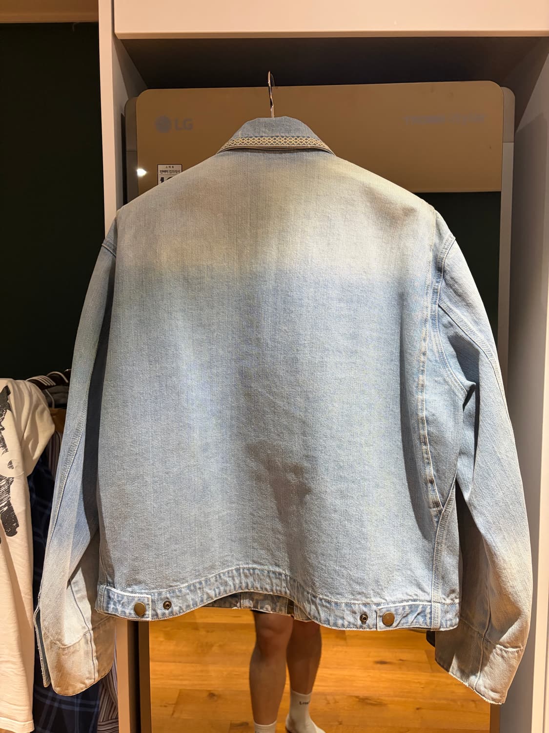 솔리드옴므 아즈텍 데님 블루종 상품이미지3