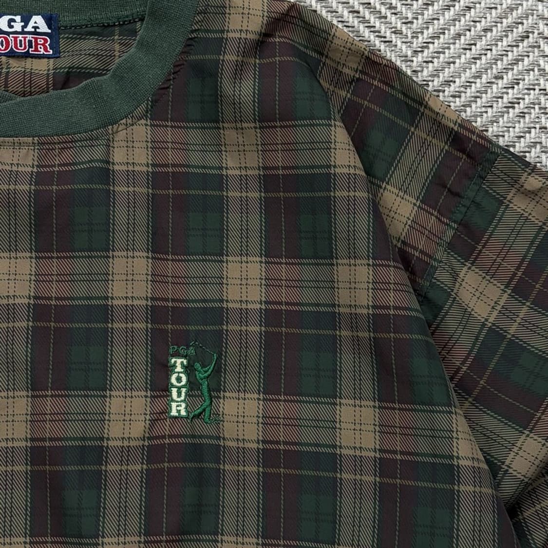 PGA TOUR 체크패턴 웜업 v2885 상품이미지5