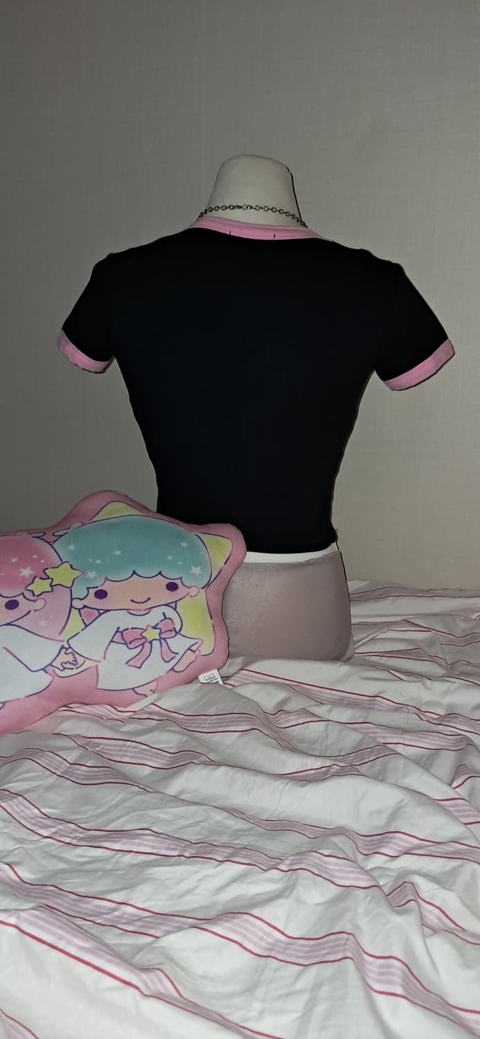 립합 크롭 티셔츠 상품이미지3