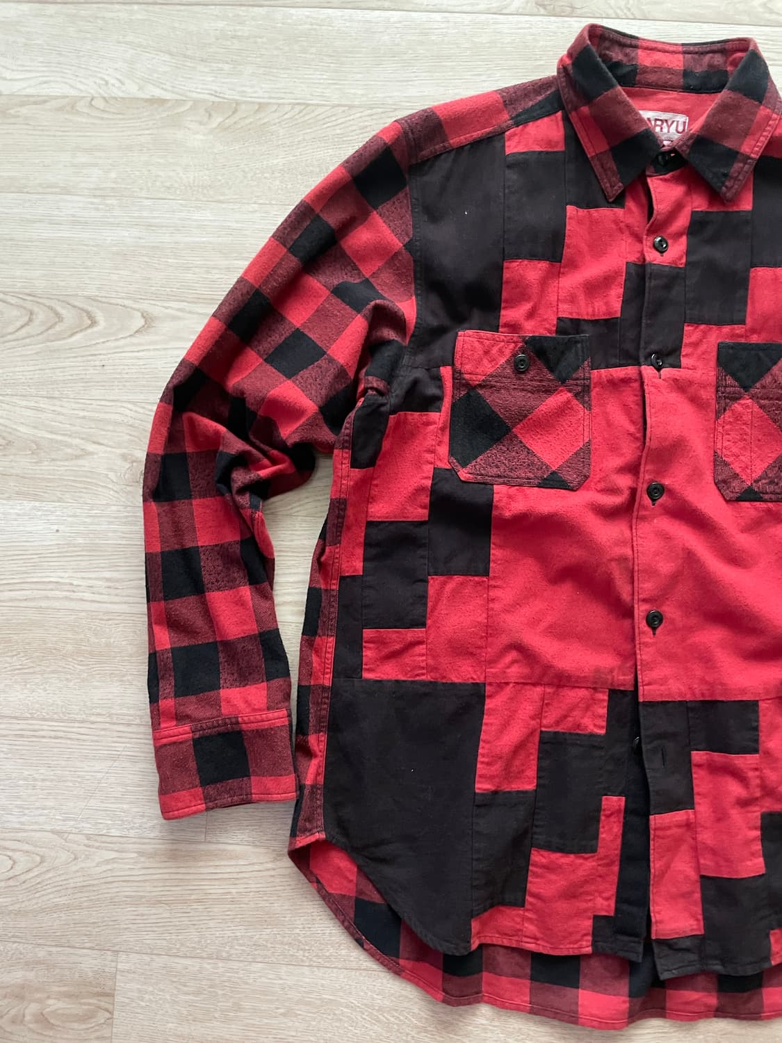 꼼데가르송x간류 기모셔츠 상품이미지4