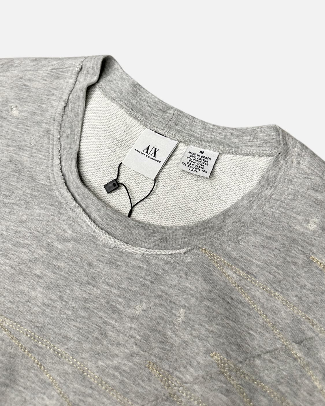 damage detail grey t-shirt 상품이미지4