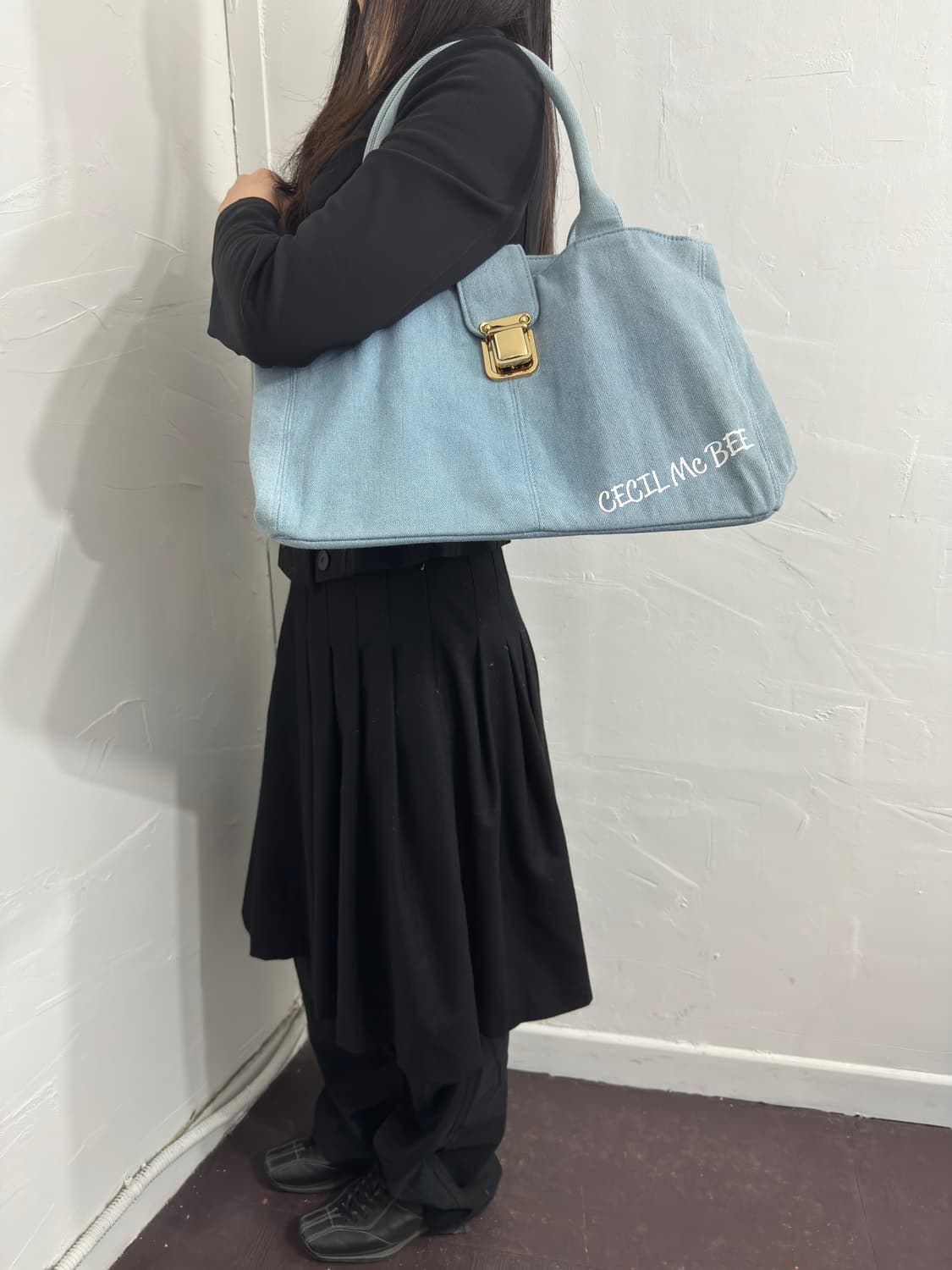 cecil mcbee denim shoulderbag 상품이미지7