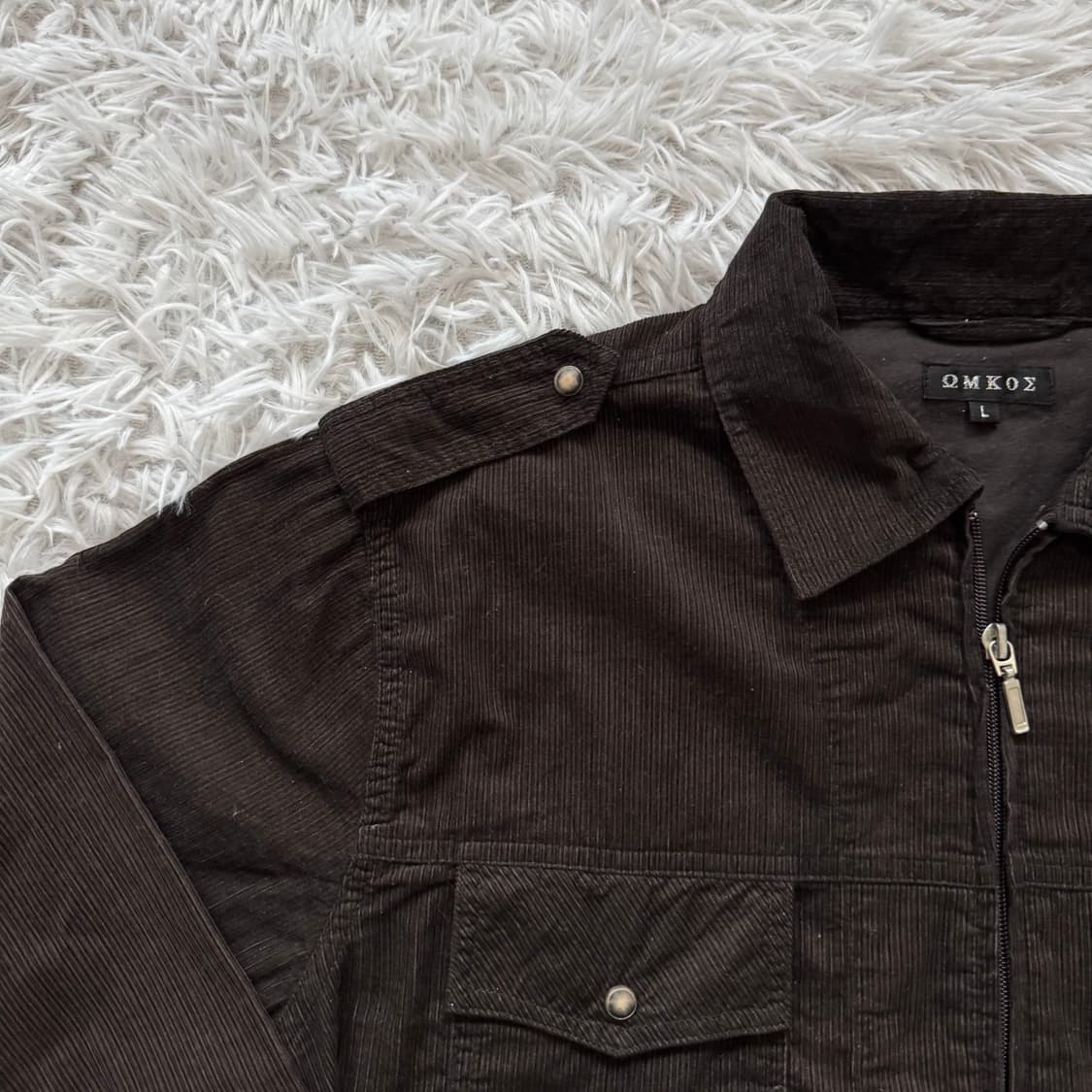 OMKOE 일본빈티지 y2k 벨벳 셔츠 빈티지셔츠 y2k셔츠 100 l 상품이미지1