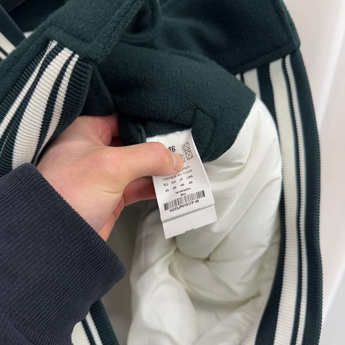 [46] 우영미 볼케이노 바시티 자켓 상품이미지6