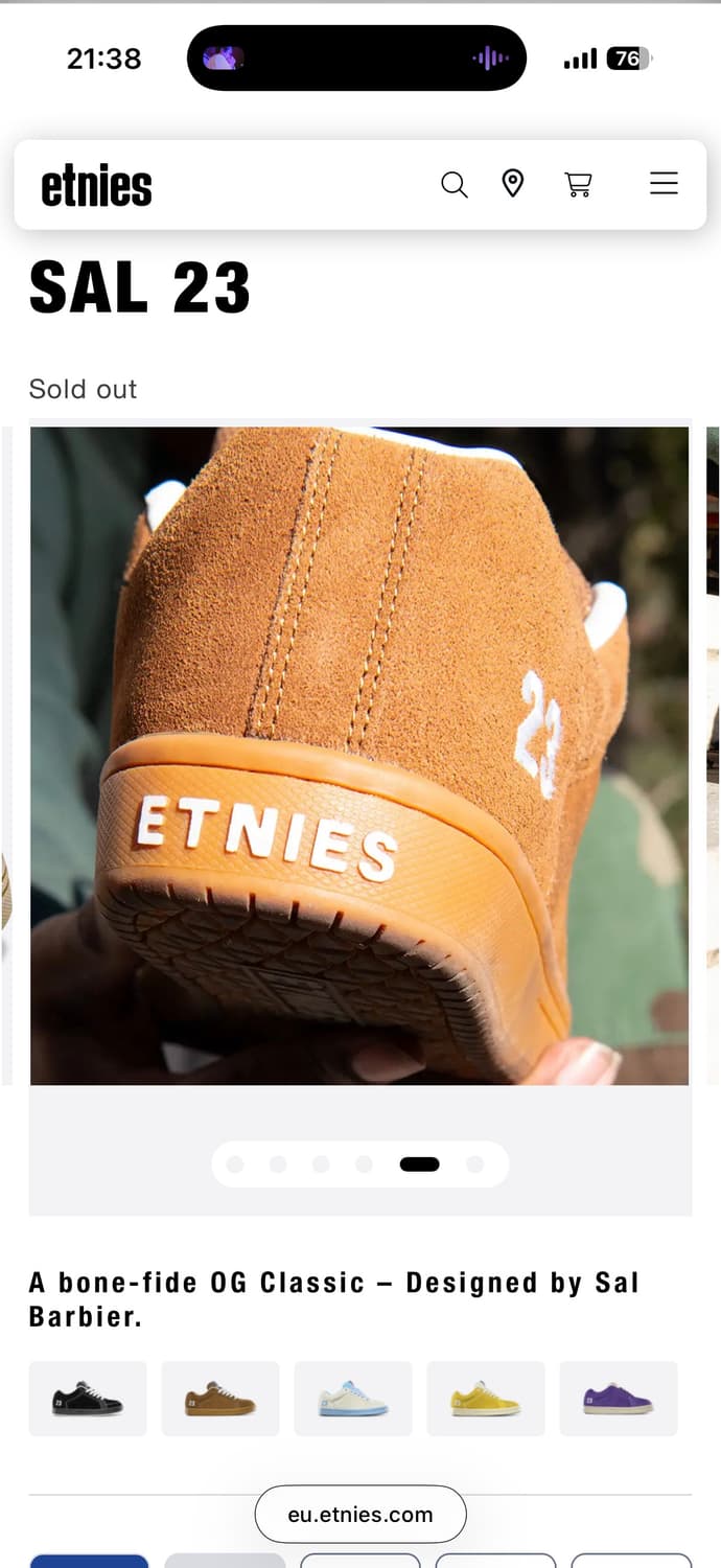 에트니스 etnies sal23 보드화 280 us10 상품이미지6