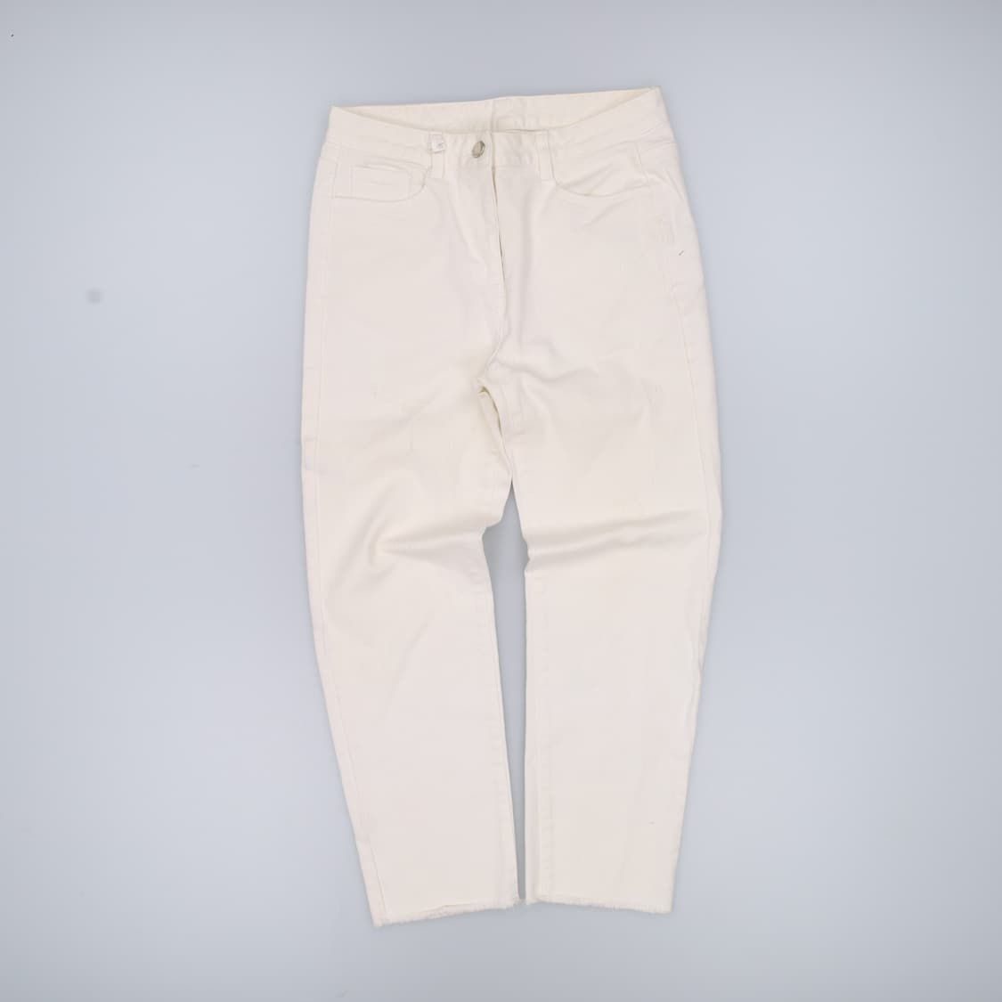 67-96 구호 여성 화이트 데님팬츠 0408H1 상품이미지1