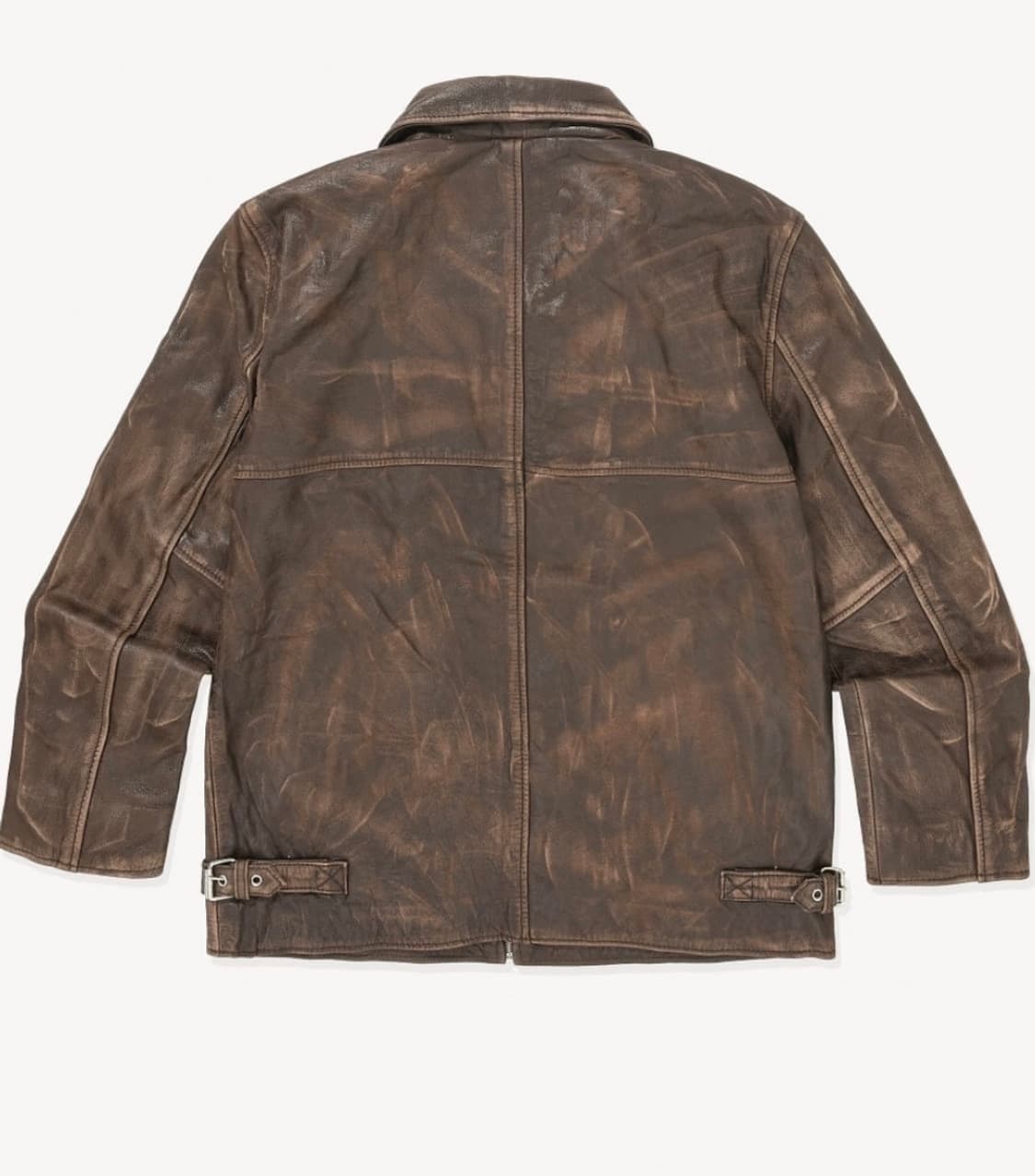 누아누 Marsa Distressed Leather Jacket  상품이미지3