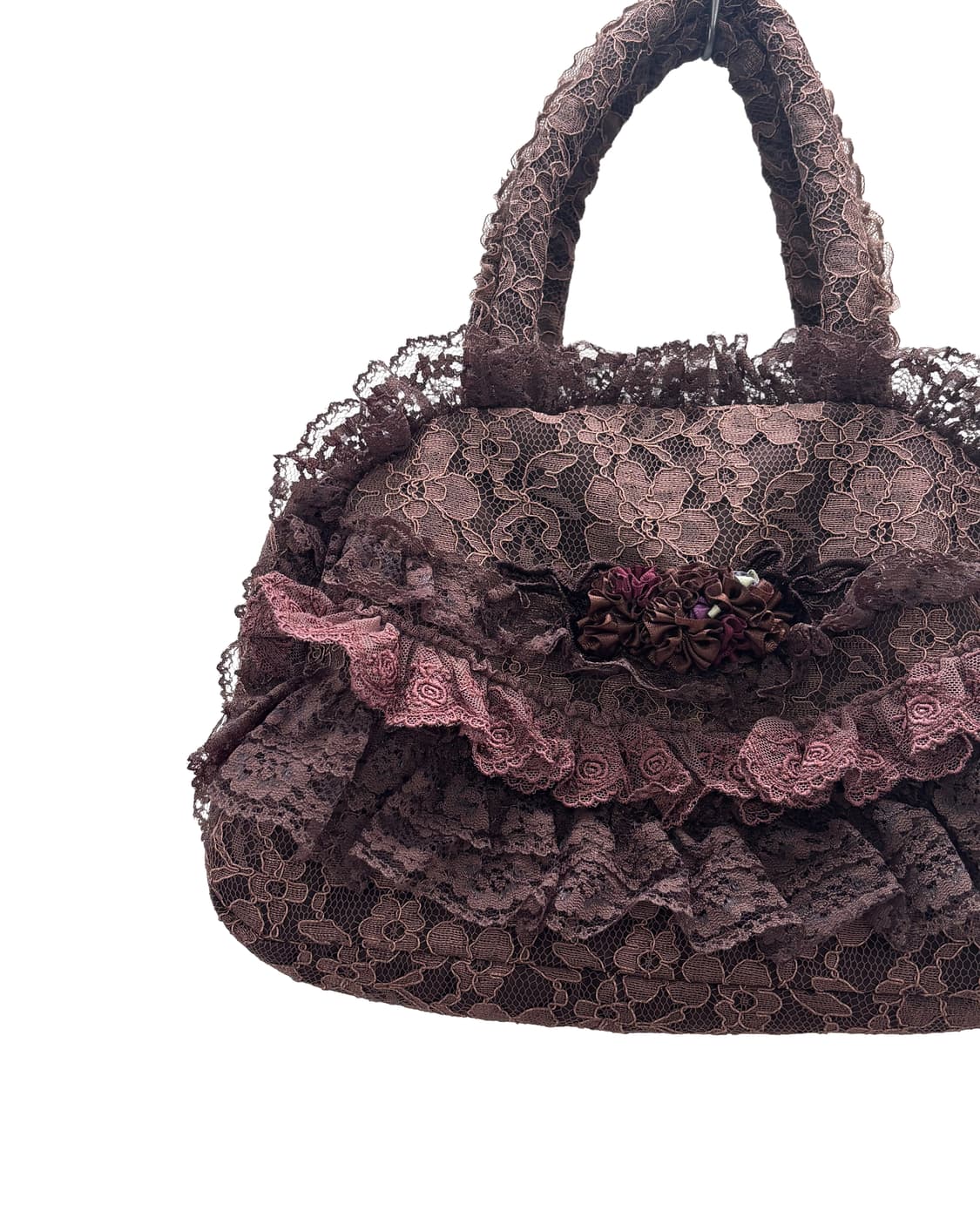 로코코 레이스 미니 토트백 상품이미지2