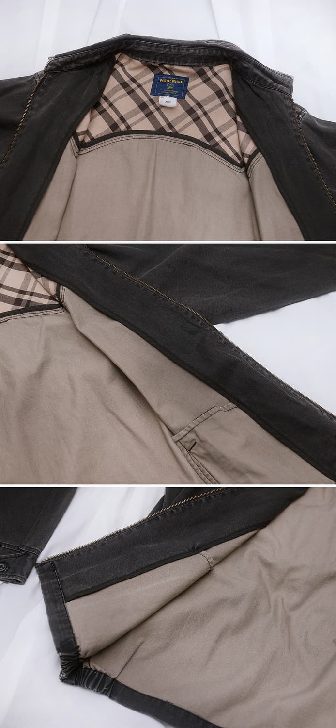울리치 피그먼트워싱 웨스턴 트윌코튼 워크 자켓 (100-105) 상품이미지7
