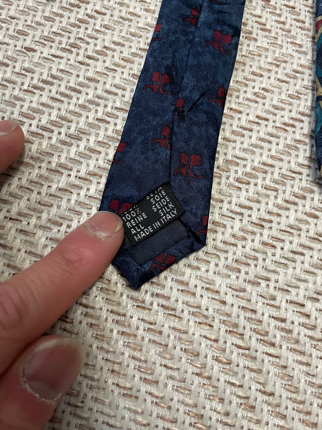 꾸레쥬 지오메트릭 넥타이 J03677 상품이미지5