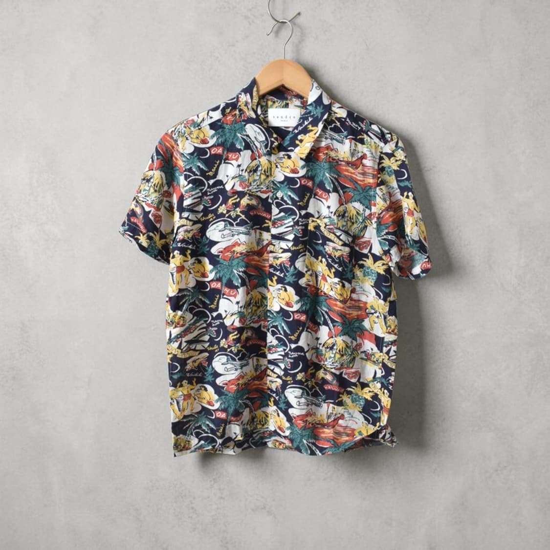 산드로 하와이안 셔츠 S M0373 상품이미지1