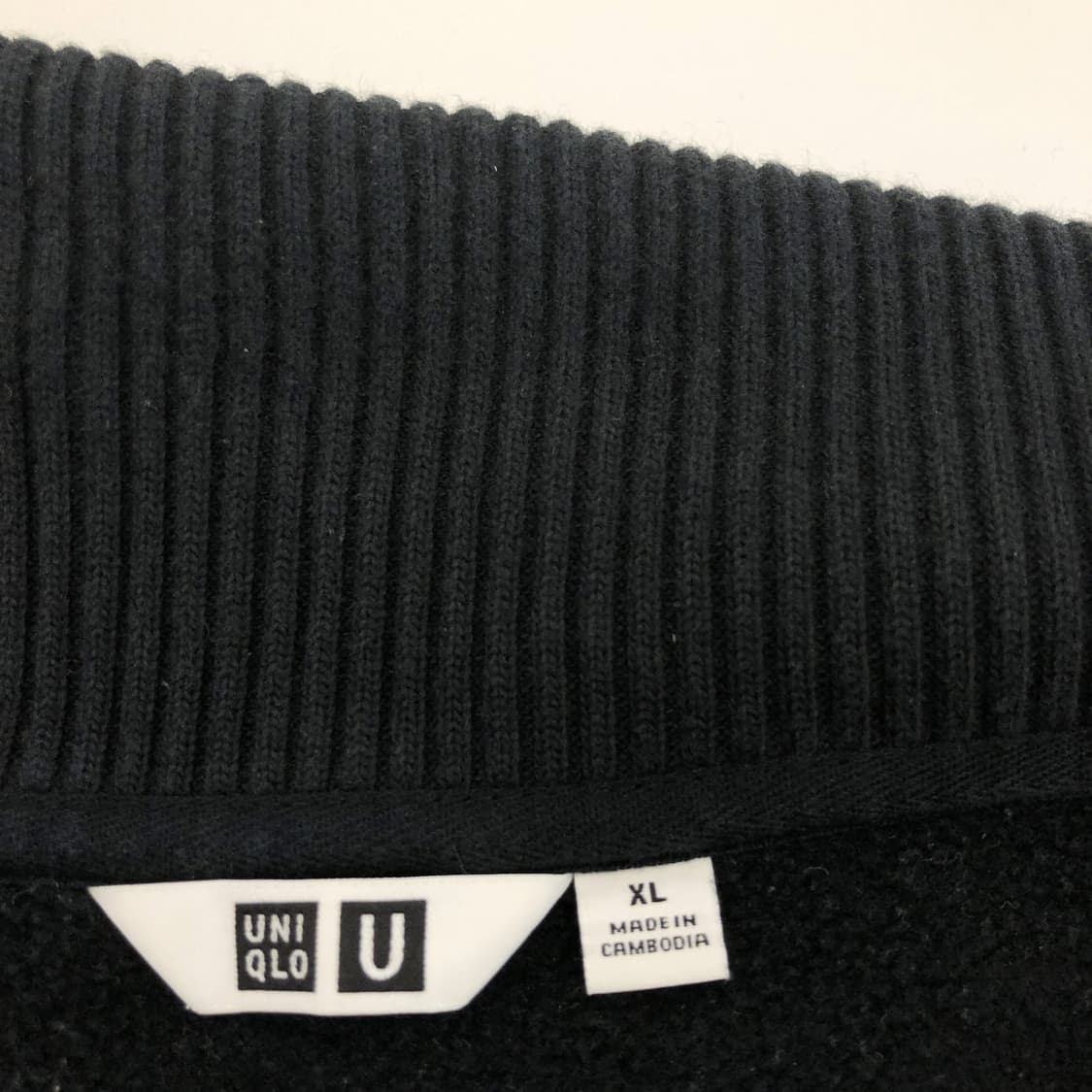 유니클로U 스웻 기모자켓 XL  상품이미지5