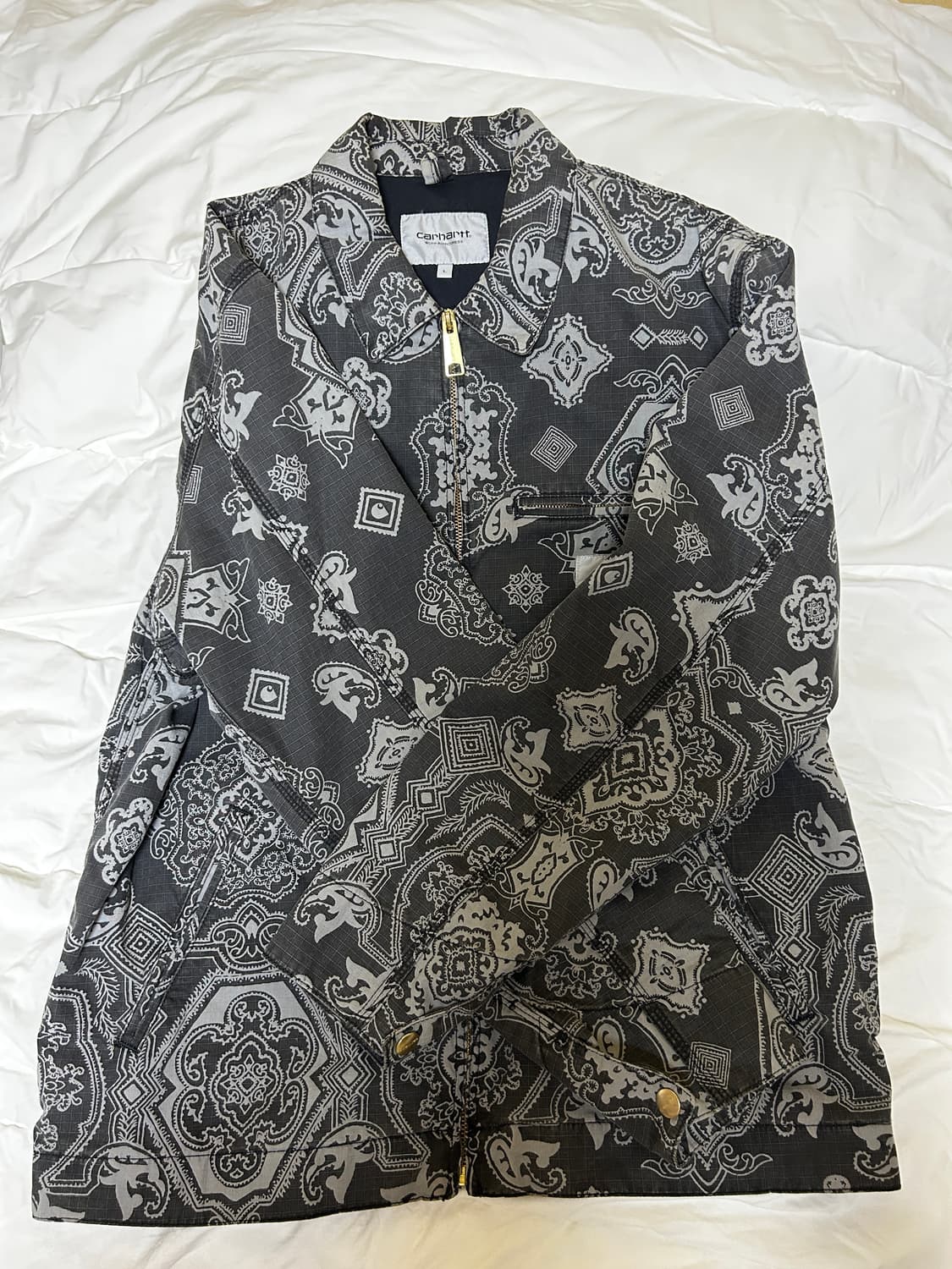 칼하트wip 페이즐리 반다나 디트로이트 자켓 상품이미지5