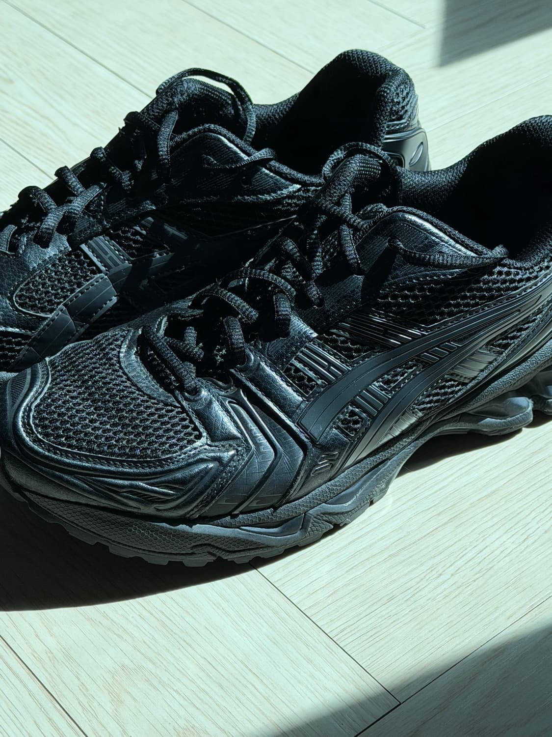 아식스 젤카야노 블랙 그래파이트 스니커즈 운동화 상품이미지3