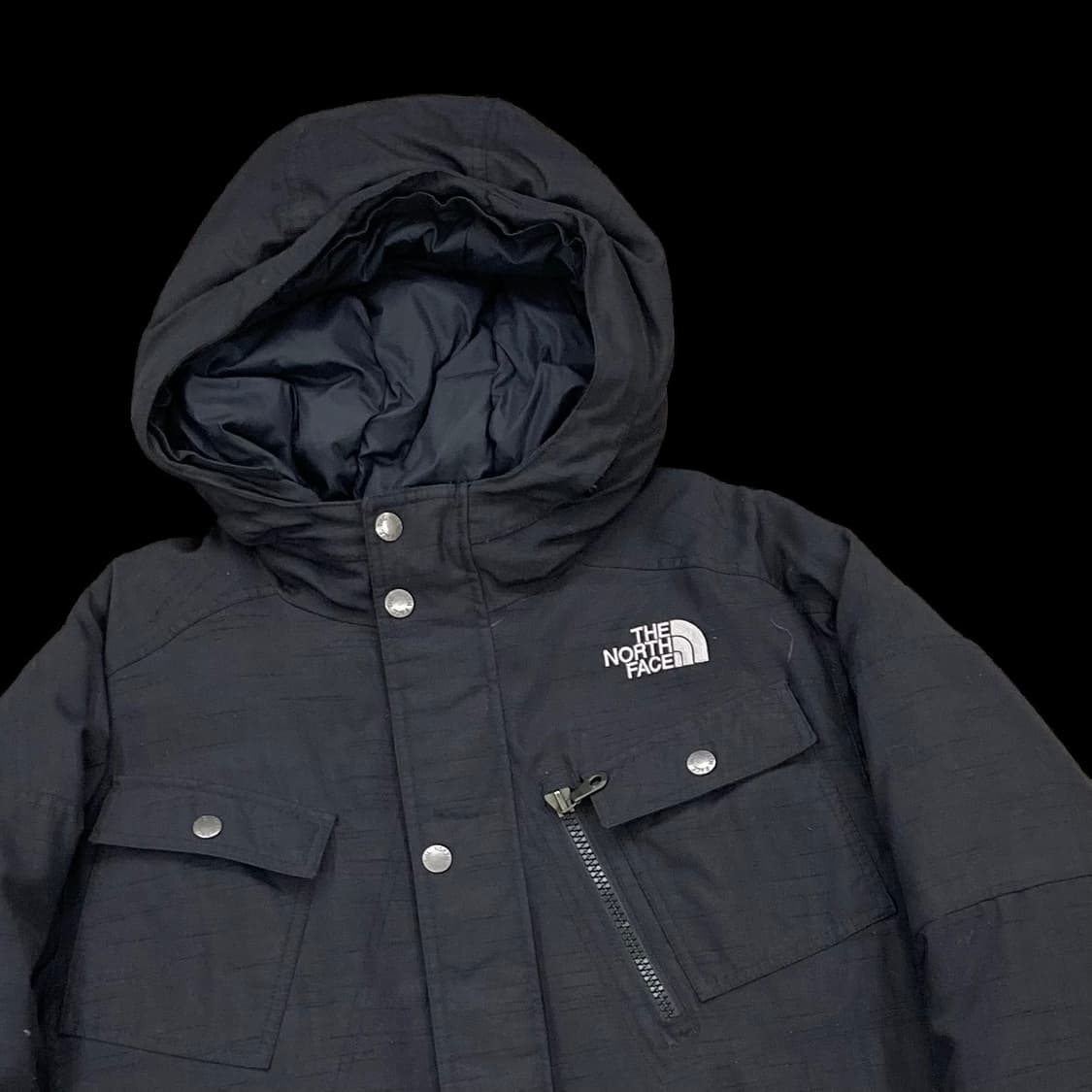 노스페이스 미주판 멀티포켓 하이벤트 블랙 패딩 상품이미지3