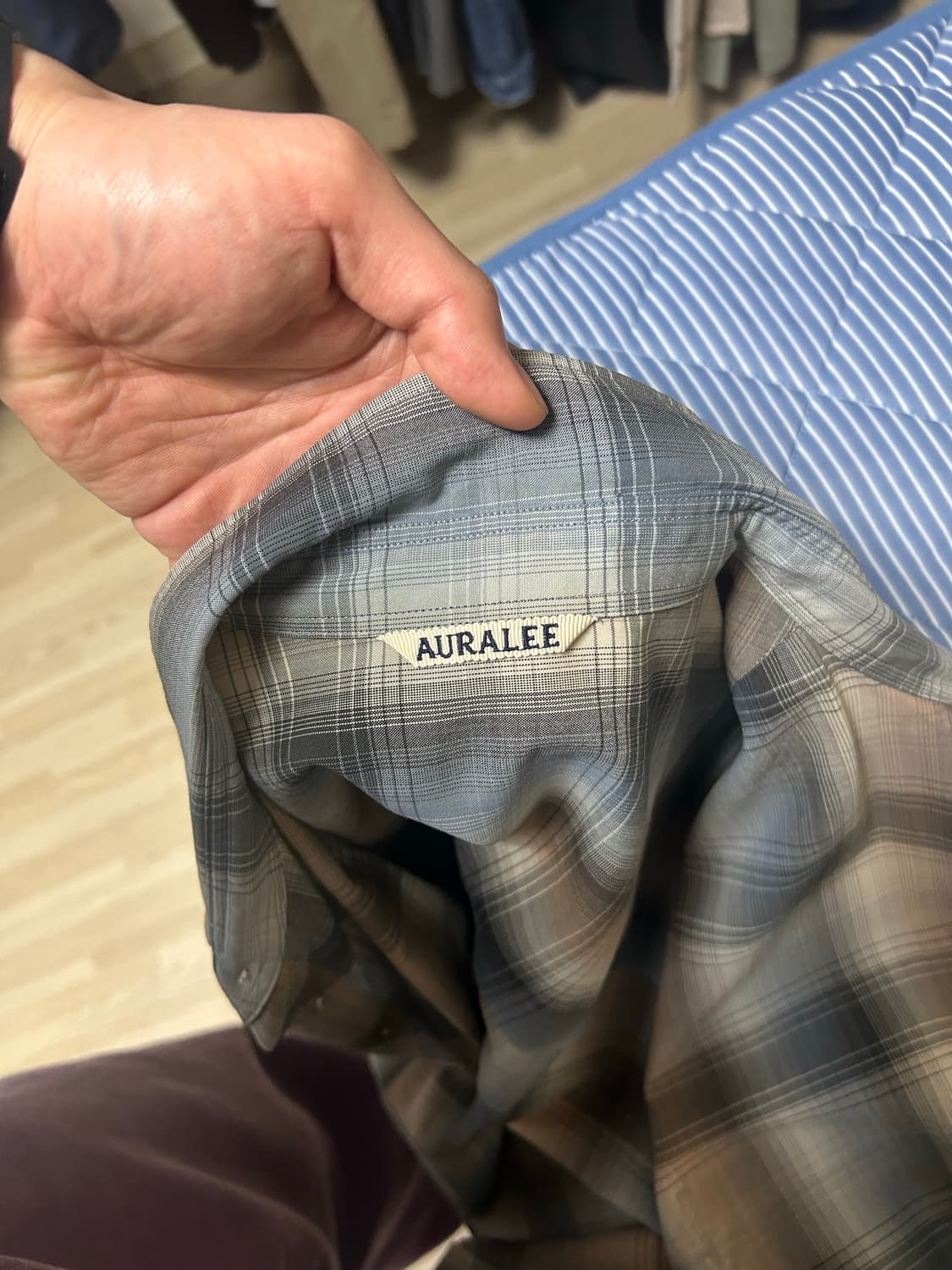 오라리 20aw 역작, 황금 컬러 및 사이즈 상품이미지4