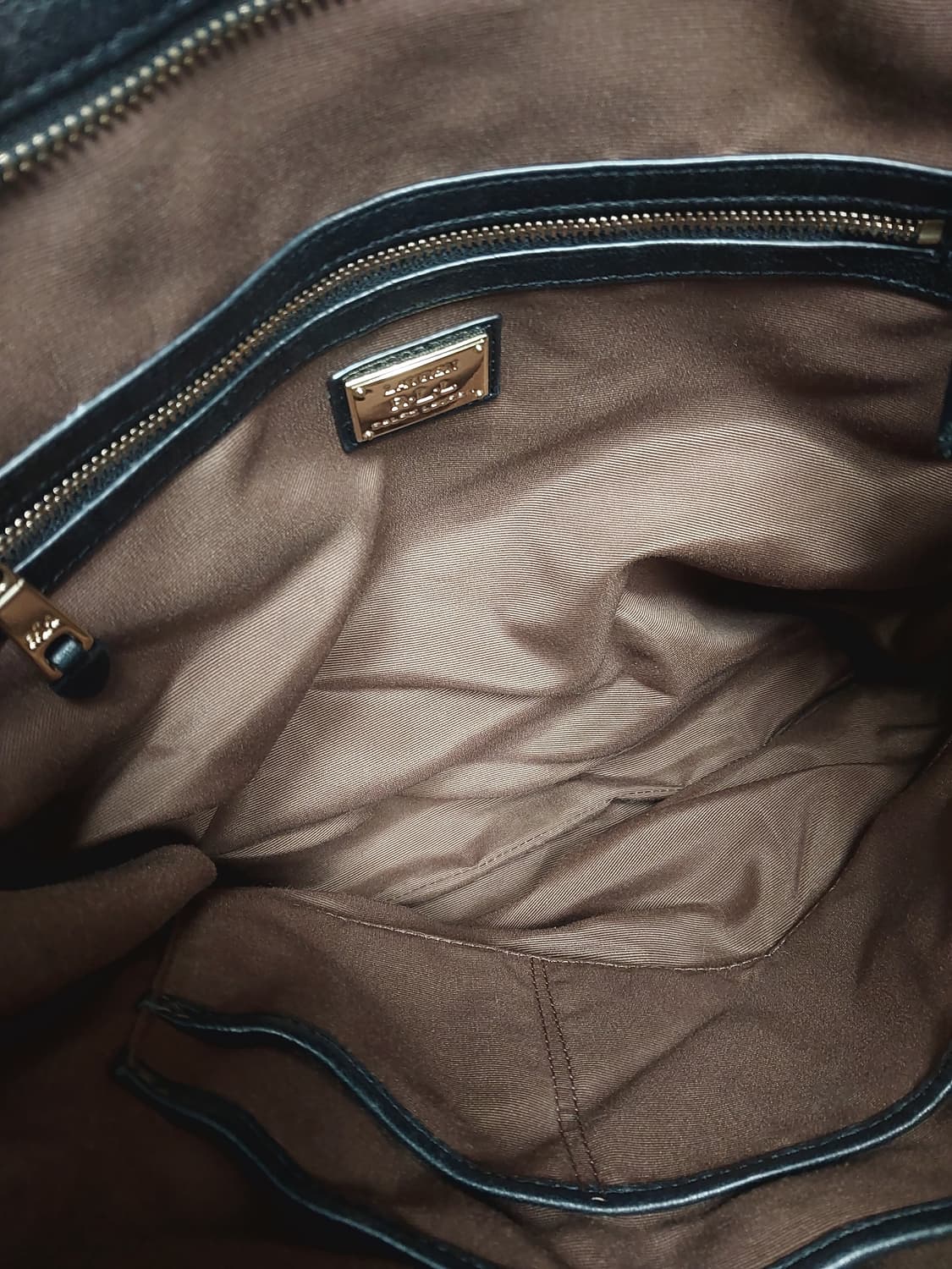 로렌랄프로렌 블랙 레더 숄더백 상품이미지8