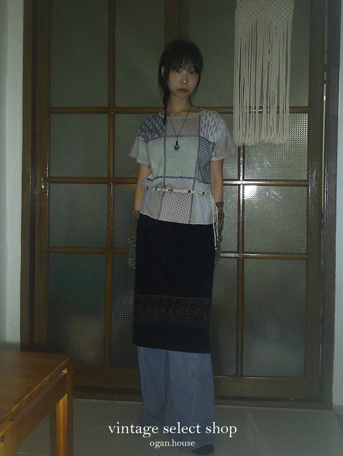 vintage patchwork top 상품이미지5