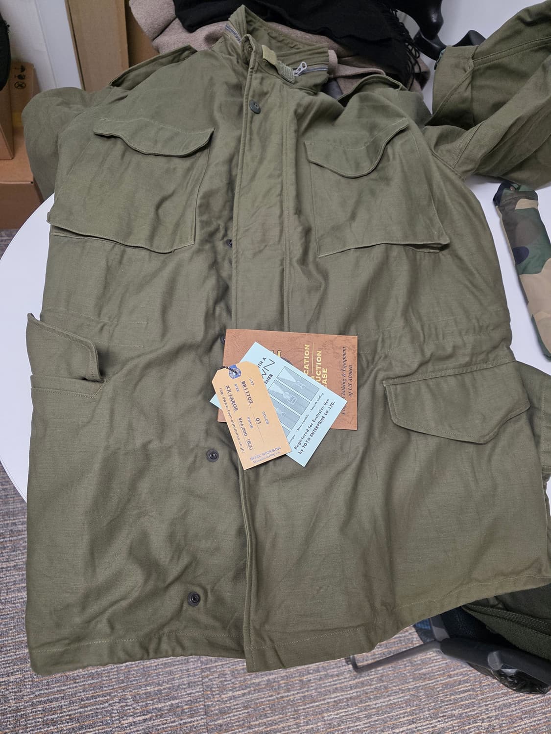 버즈릭슨 M65 필드자켓 새제풍 상품이미지5