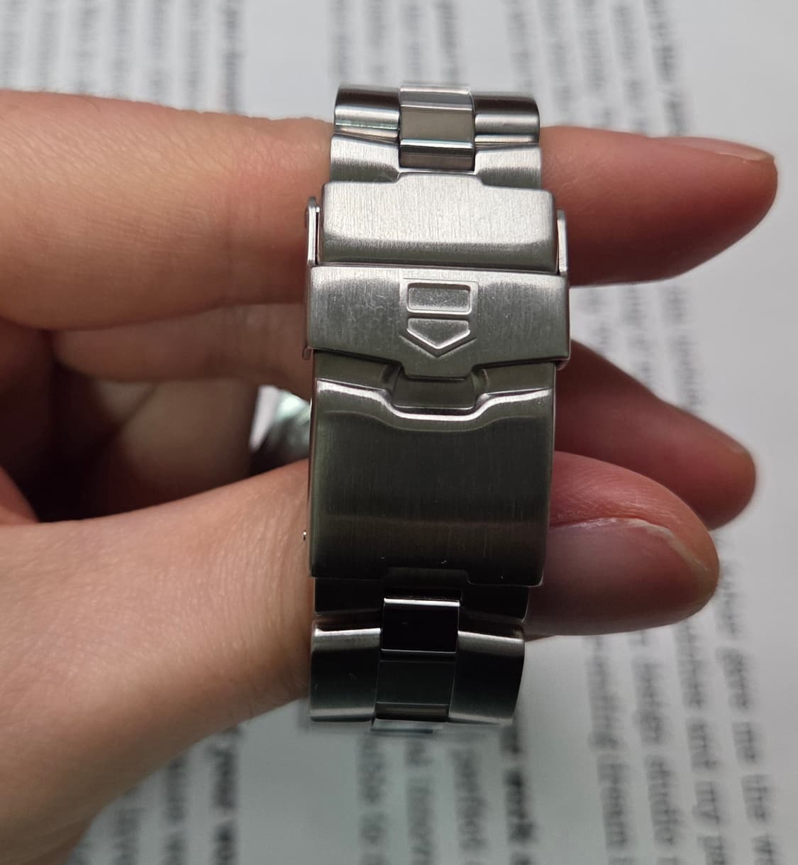 태그호이어 프로페셔널 2000 블랙 와플판 오토매틱 브레이슬릿 ver. 상품이미지8