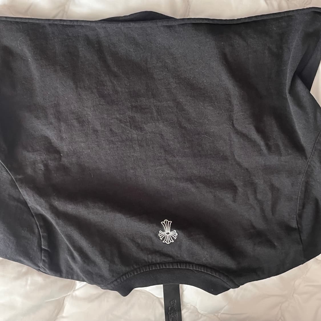 크롬하츠 반팔 크롭티 블랙 상품이미지4