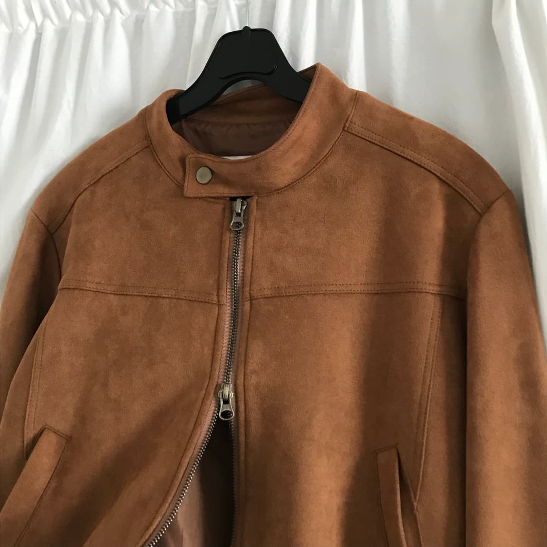 스웨이드 바이커 자켓 상품이미지3