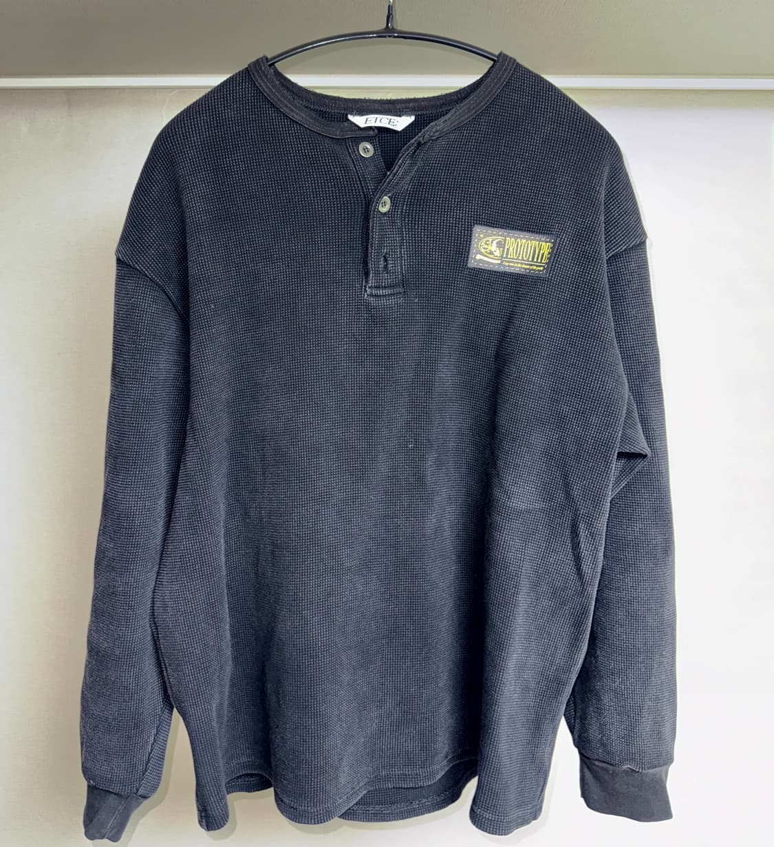 etce 헨리넥 와플 니트(L) 상품이미지4