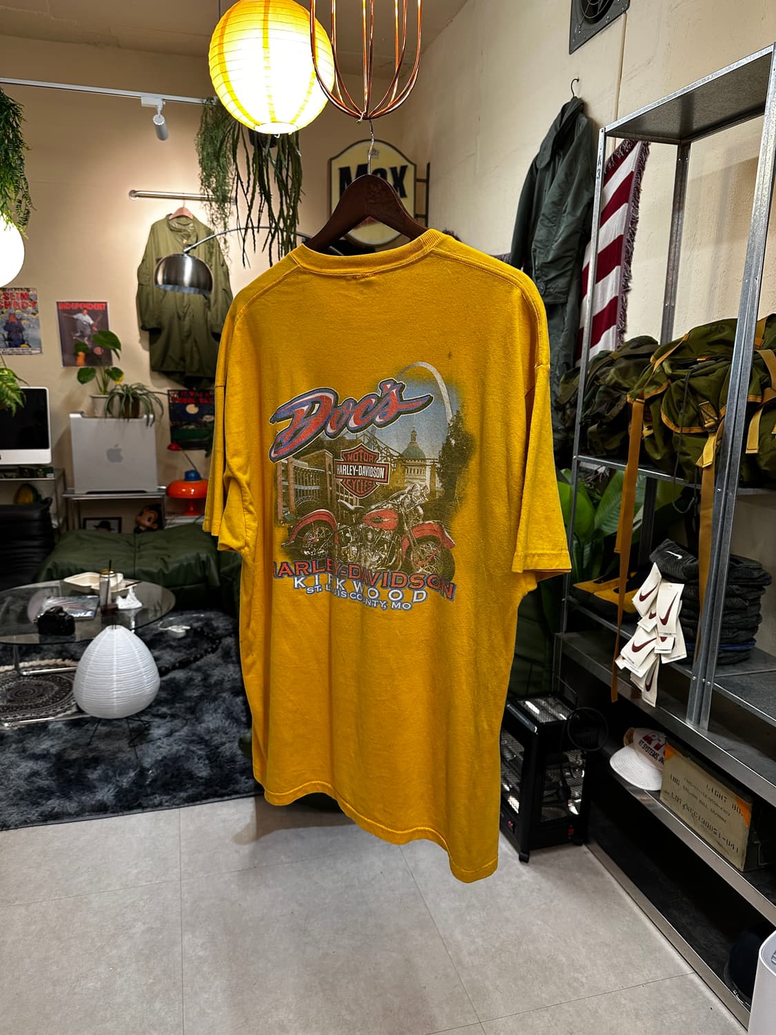 00s Harley-Davidson Heavy stains T-shirt 상품이미지3