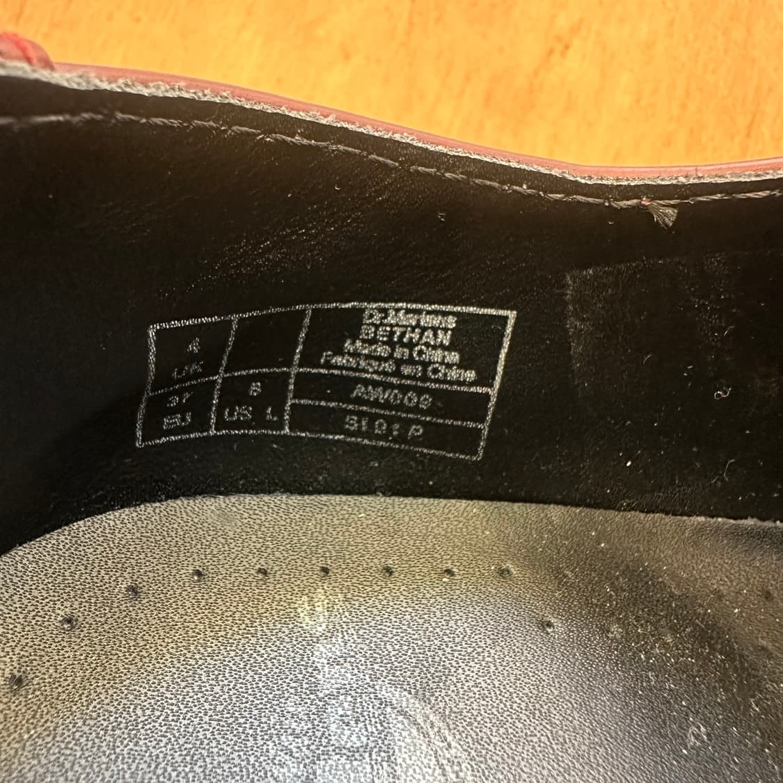 닥터마틴 메리제인 쿼드 ‘버건디’ 상품이미지6