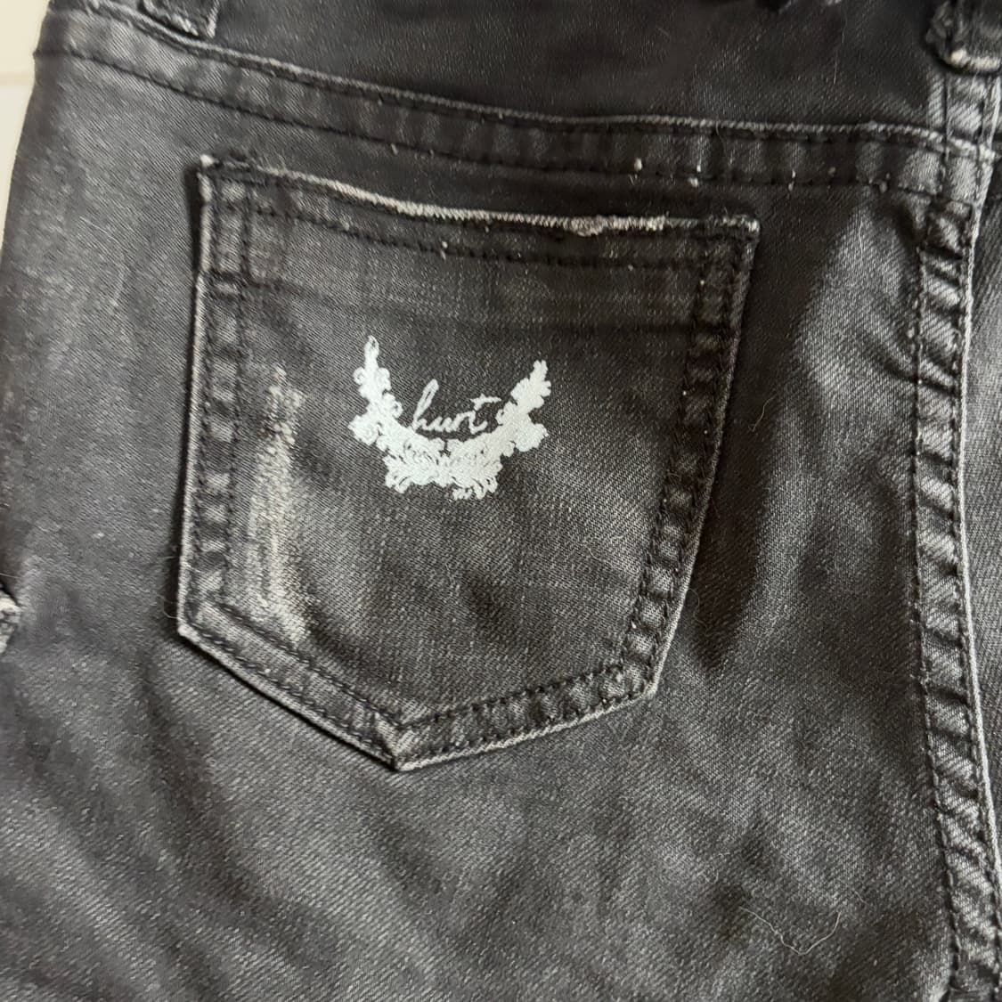 • black spandex cargo pocket shorts 상품이미지3