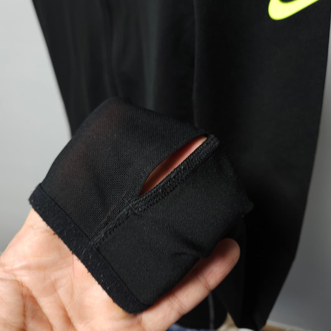 L ) 나이키 프로 여성 긴팔 집업 런닝 티셔츠 상품이미지3