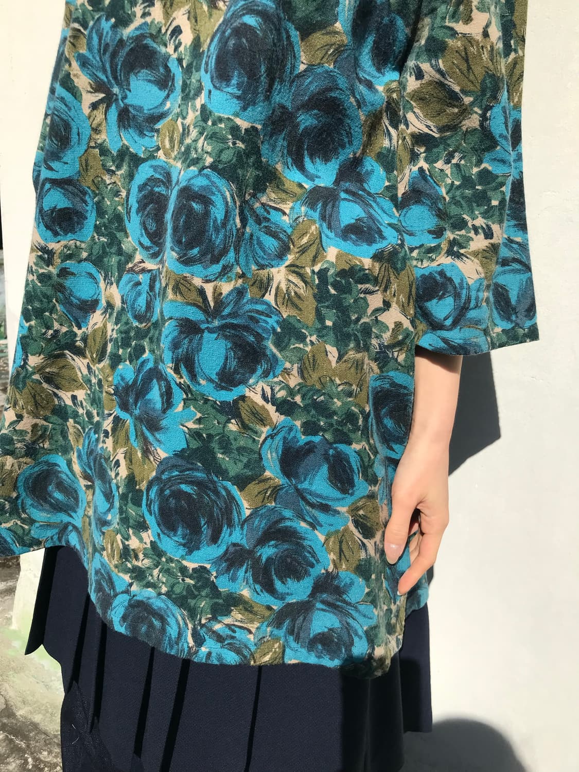 빈티지 블루 로즈 원피스 상품이미지7