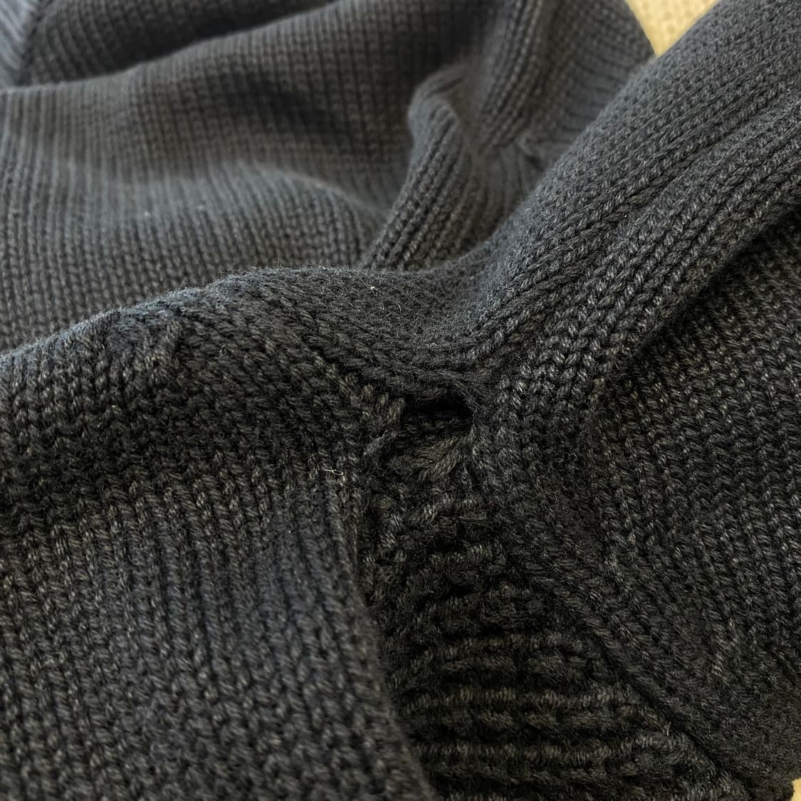 캘빈클라인 니트집업 블랙 상품이미지7