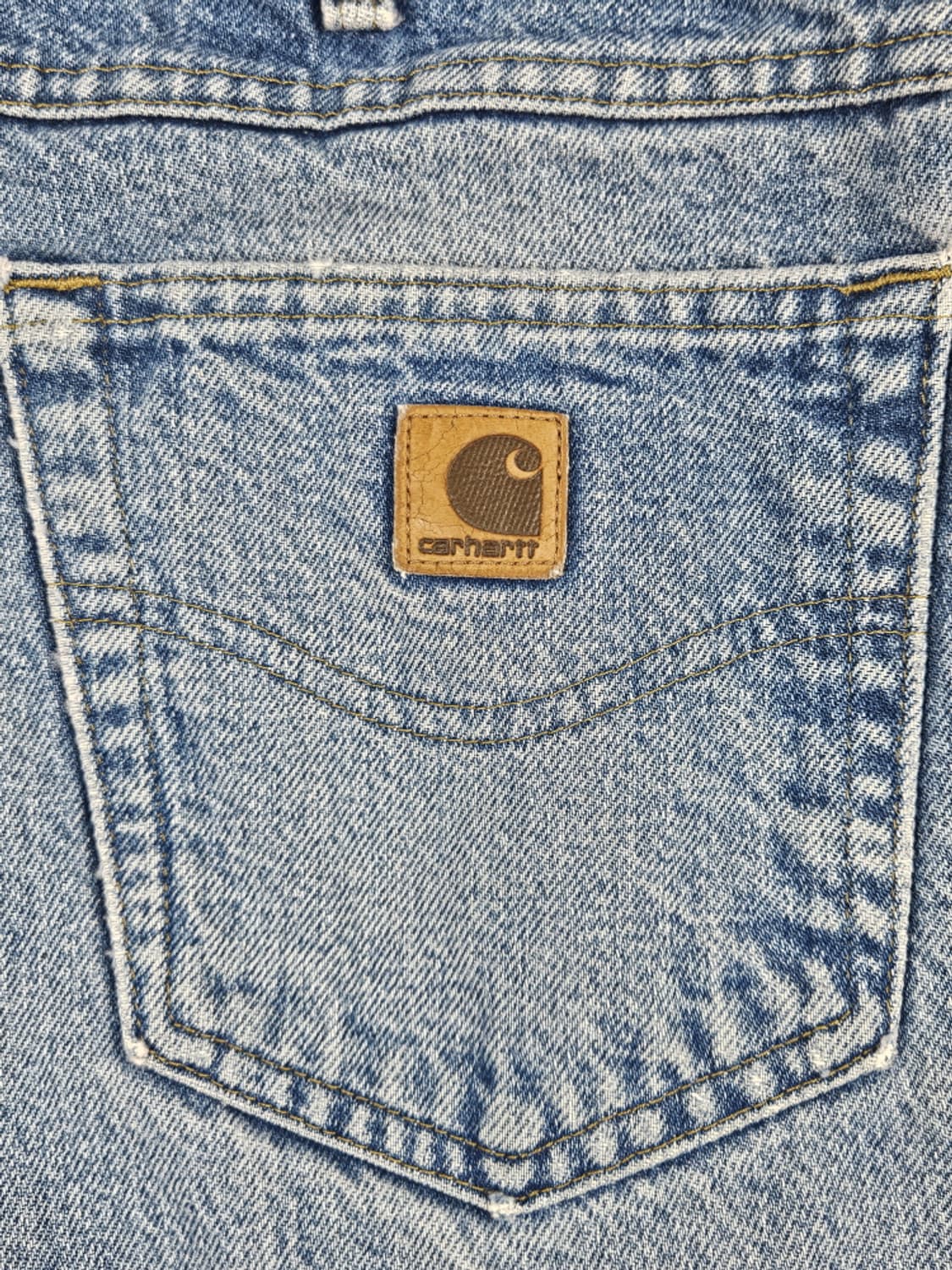 칼하트 헤비 플란넬 체크 데님 워크 팬츠 (34 X 30) / 10044 상품이미지8