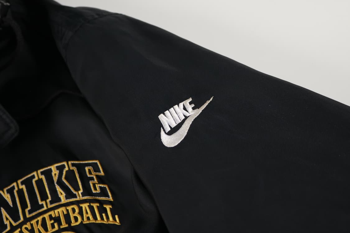 [XL] 90's 나이키 스우시 빅로고 올드스쿨 양털 롱패딩 상품이미지5