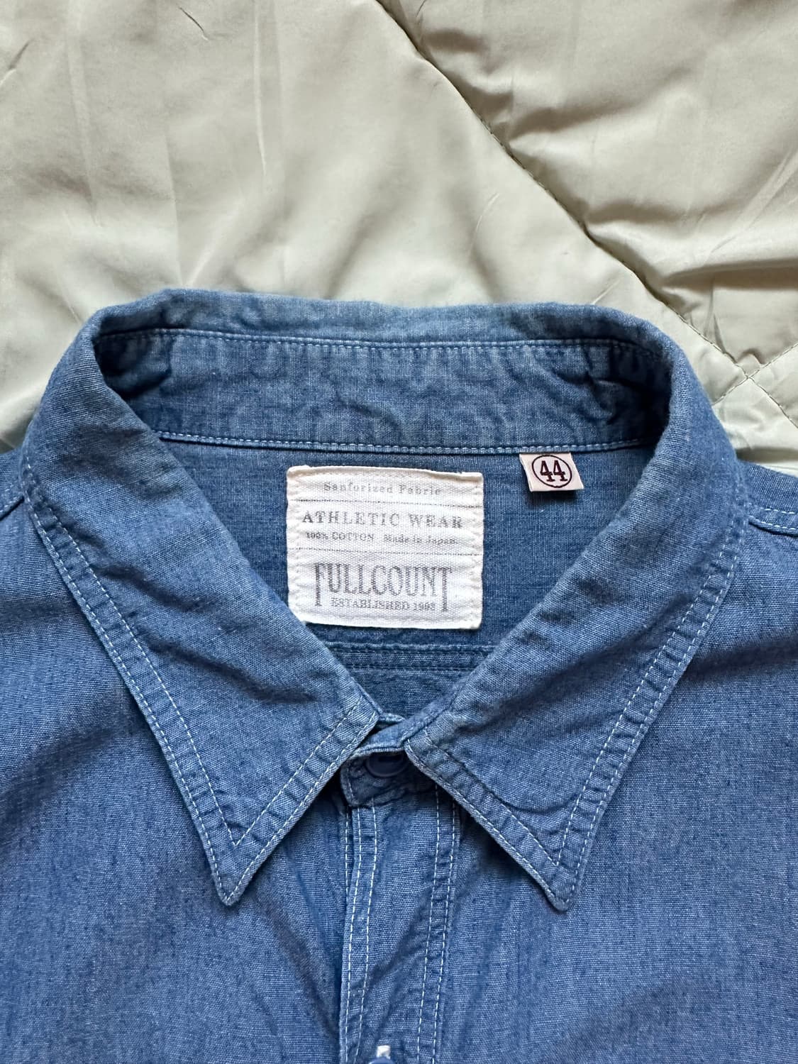 풀카운트 샴브레이 셔츠 44사이즈 상품이미지2