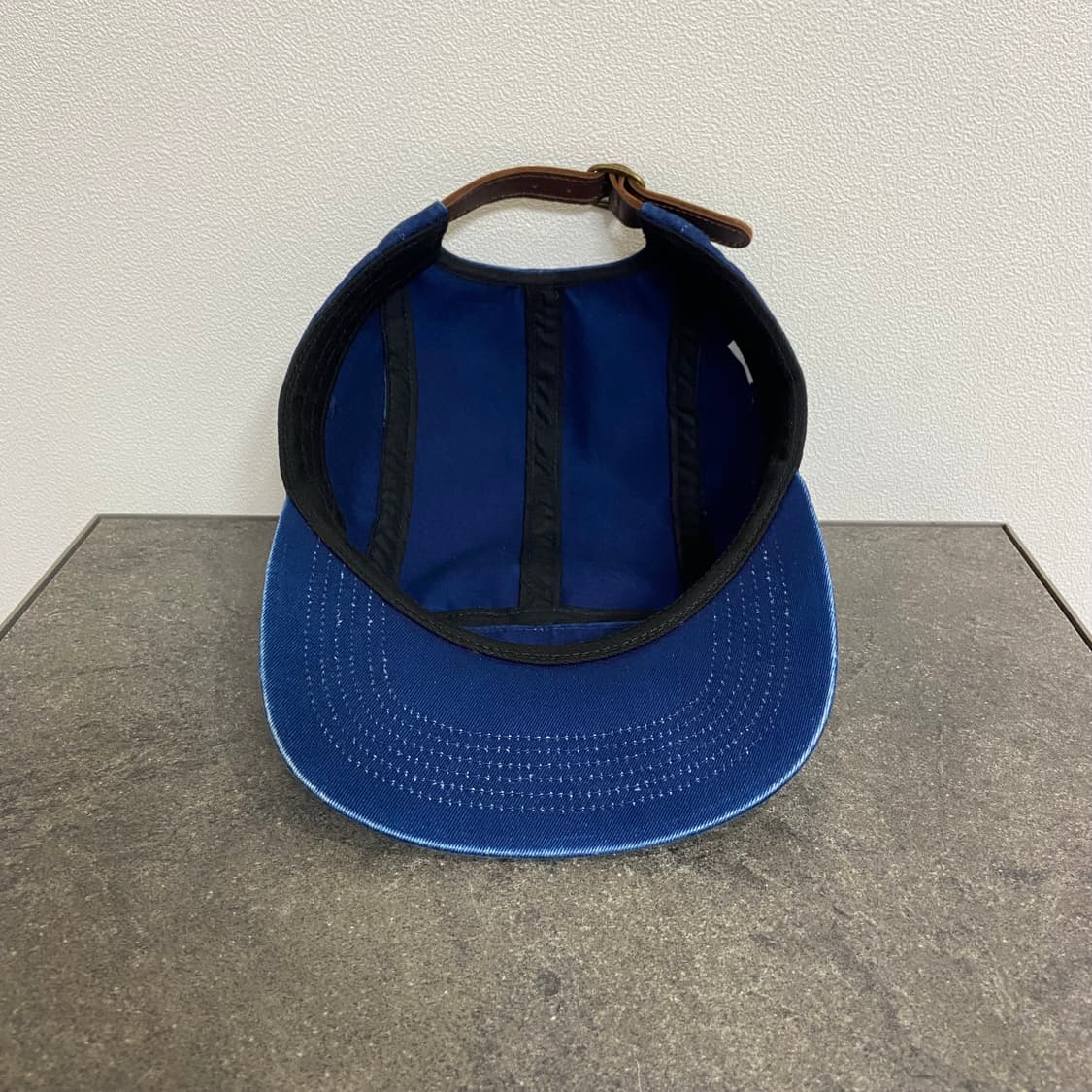 (OS) 슈프림 박스로고 캠프캡 모자 워시드 인디고 네이비 상품이미지5