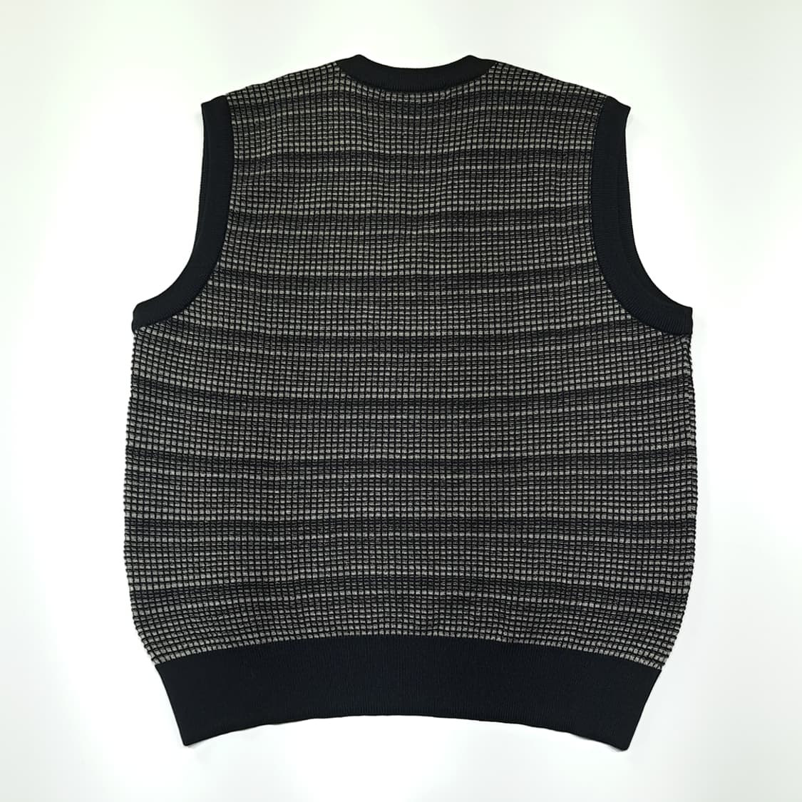 CK029 XL 디올 90s 브이넥 블랙 니트조끼 베스트 상품이미지7