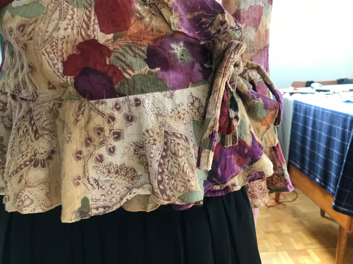 vintage pattern wrap shirts 상품이미지7