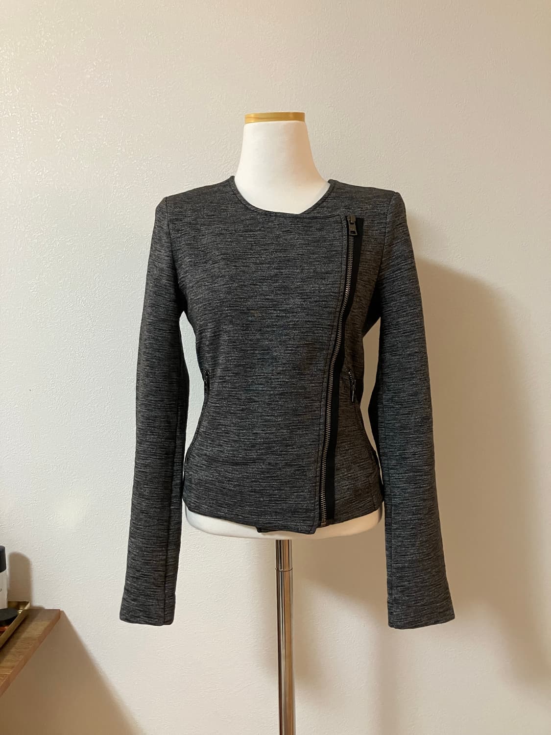 아르마니익스체인지 면혼방 숏자켓 xxs 상품이미지1